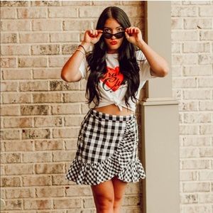 J.Crew Gingham Skirt